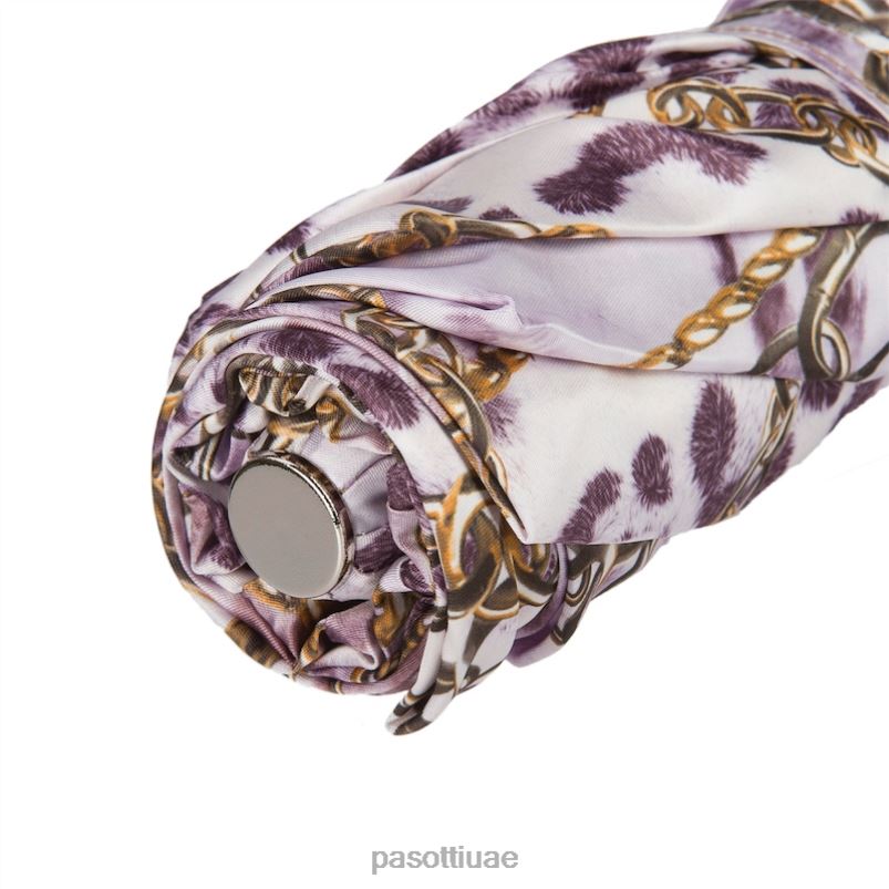 مظلة | 257 58002-7 ص 14 - مظلة قابلة للطي بطباعة حيوانات وسلاسل PASOTTI Z446V618